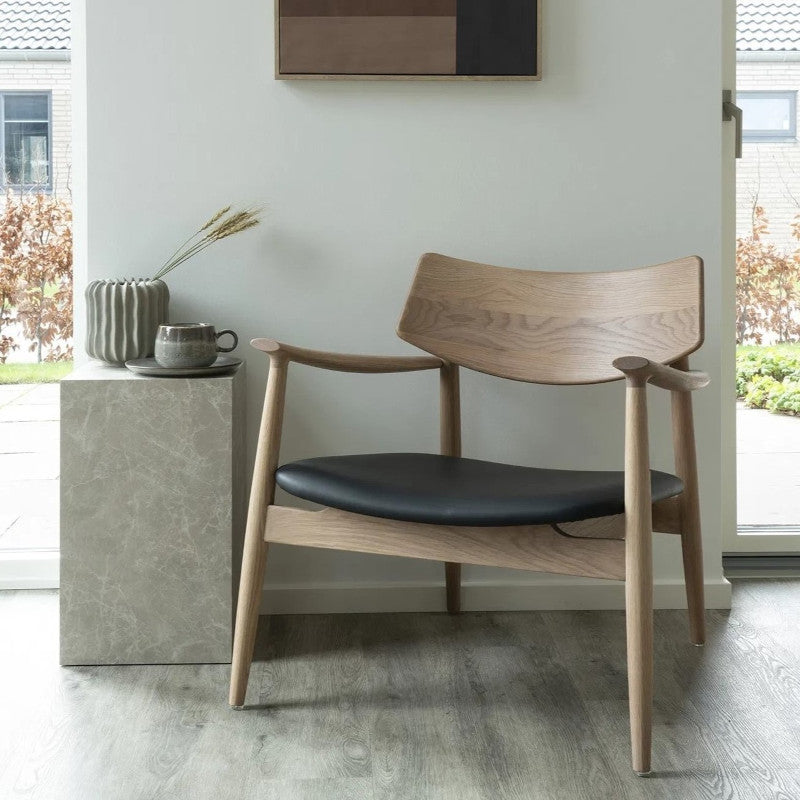 Olvera Loungestol, natur/sort