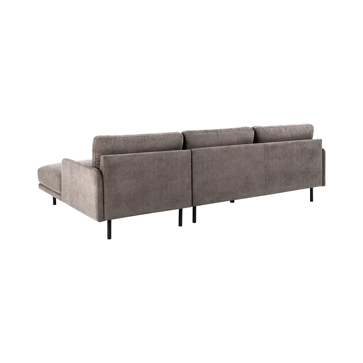 Calma sofa m/chaiselong, dusty brown