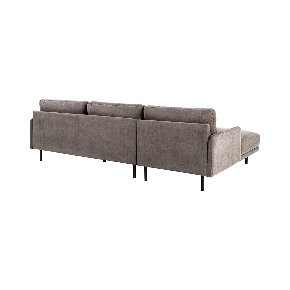 Calma sofa m/chaiselong, dusty brown