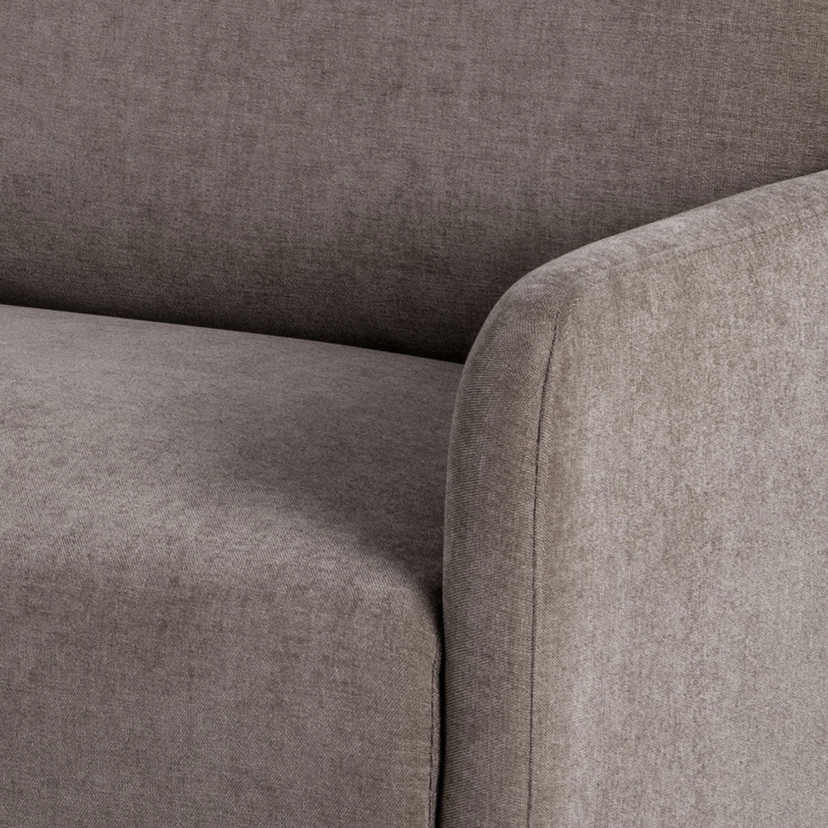Calma sofa m/chaiselong, dusty brown