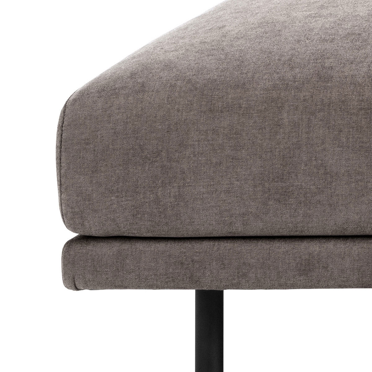 Calma sofa m/chaiselong, dusty brown