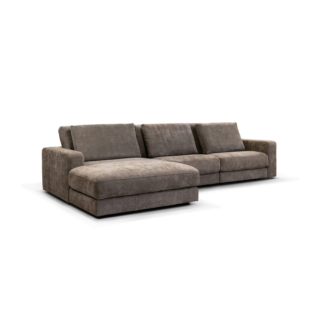 Rio sofa m/chaiselong, brun