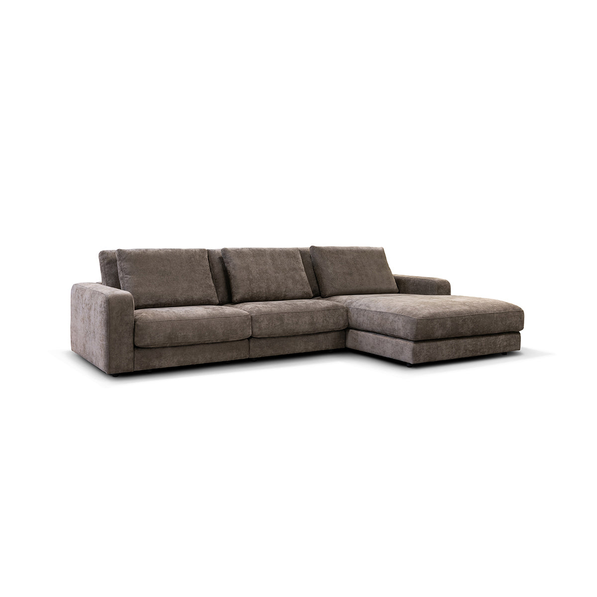 Rio sofa m/chaiselong, brun
