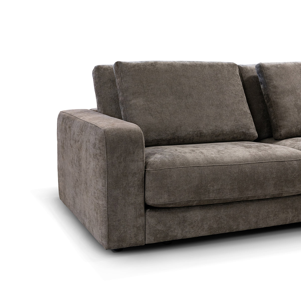 Rio sofa m/chaiselong, brun
