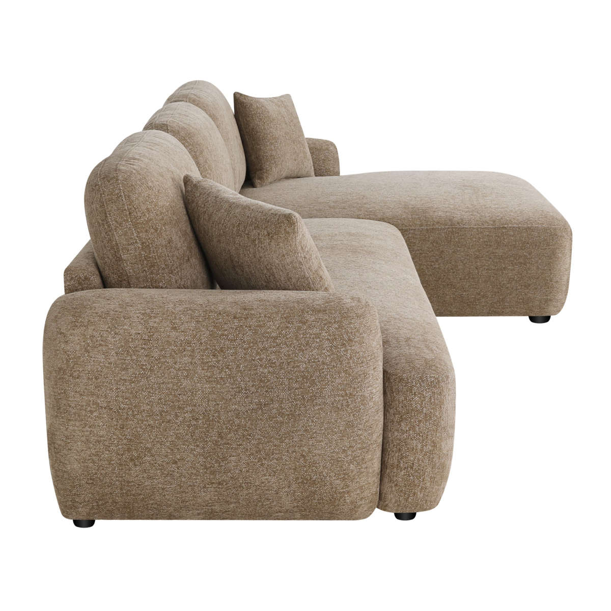 Alcudia sofa m/chaiselong, taupe