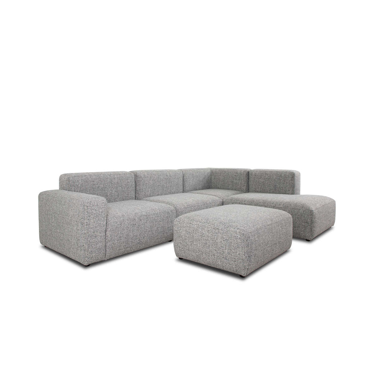 Risor hjørnesofa m/openend, lys grå