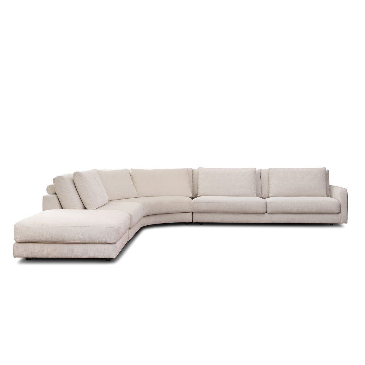 Rio hjørnesofa m/open end, hvid
