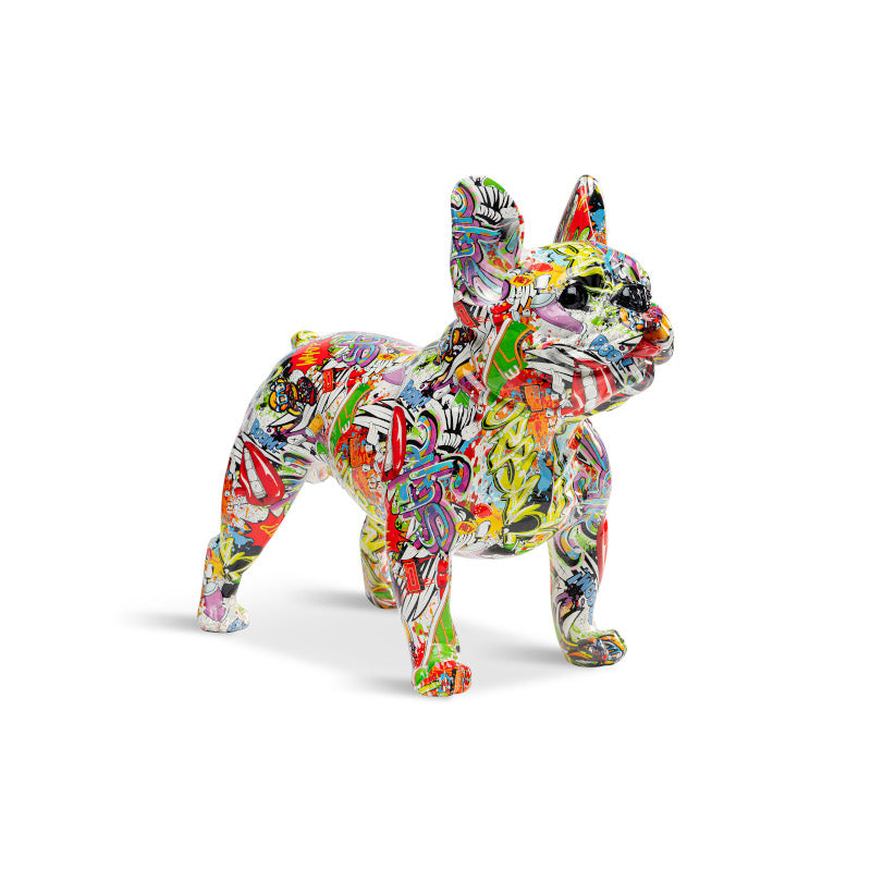 Comic dog deco figur