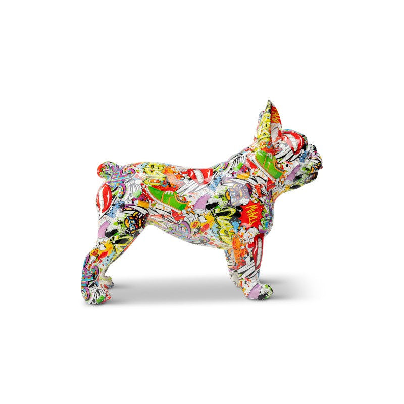 Comic dog deco figur