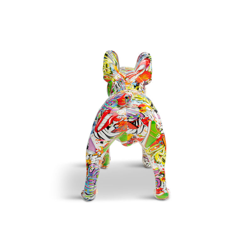 Comic dog deco figur