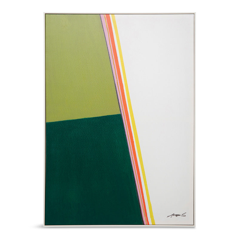 Abstract shapes khaki galleri