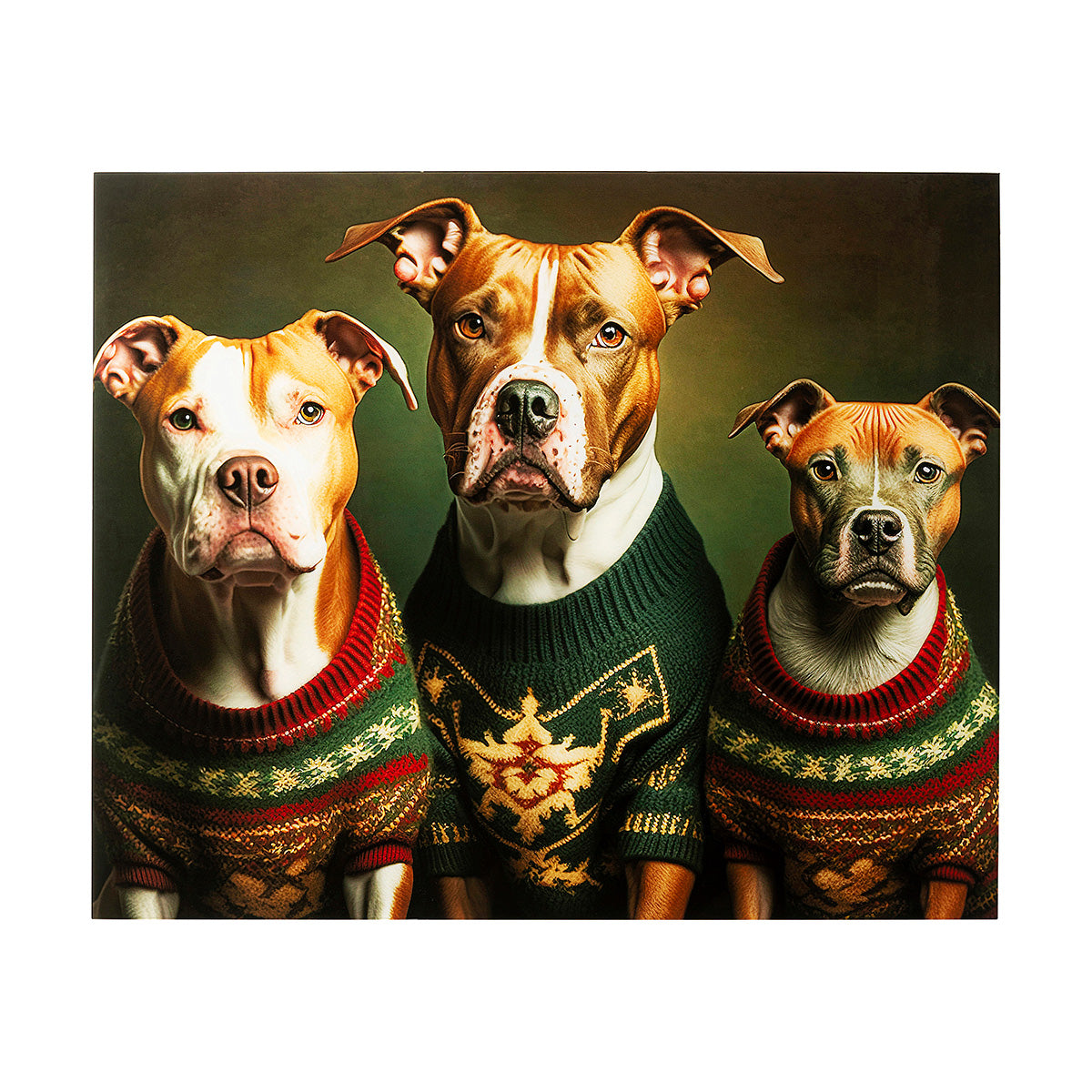 Dog family glas galleri