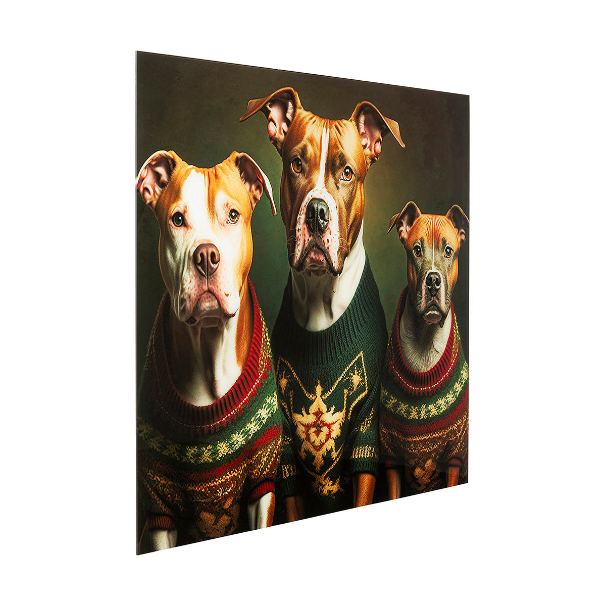 Dog family glas galleri