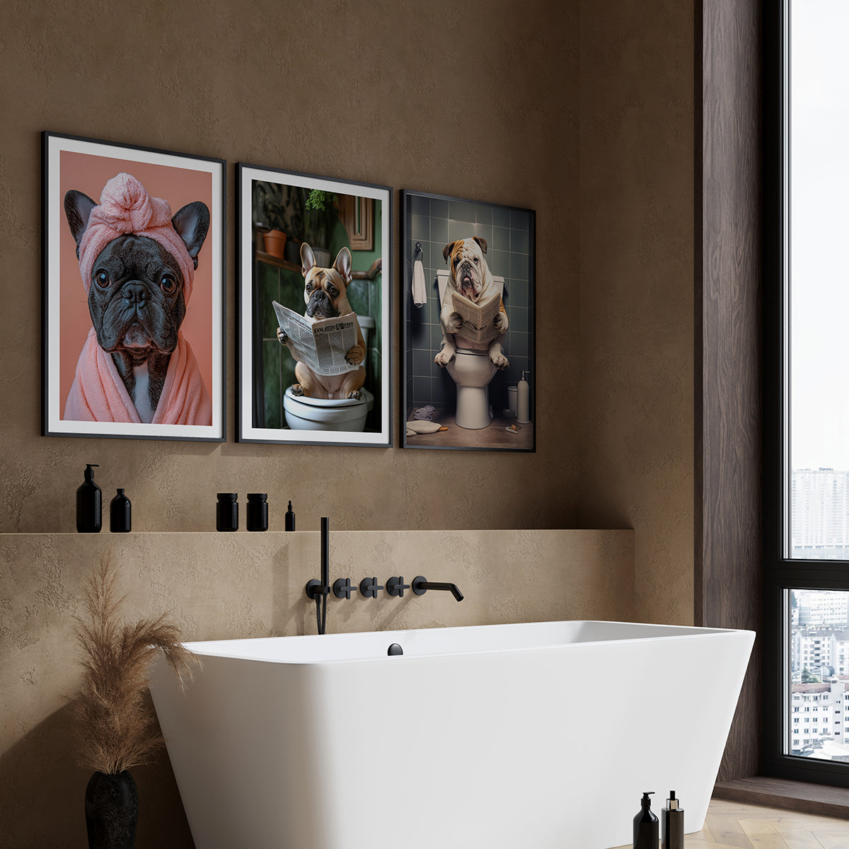 Bulldog på toilet galleri