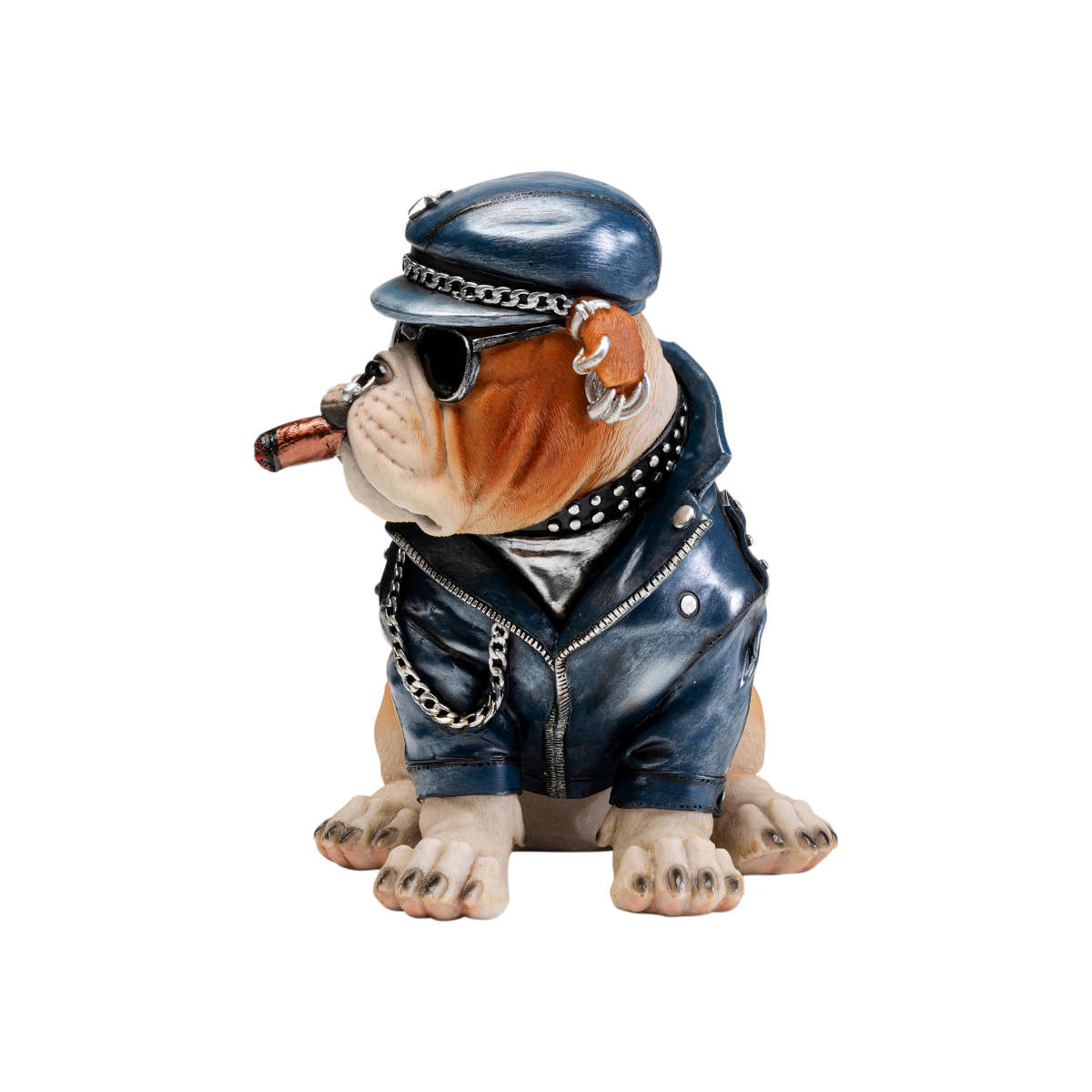 Punk bulldog sparegris