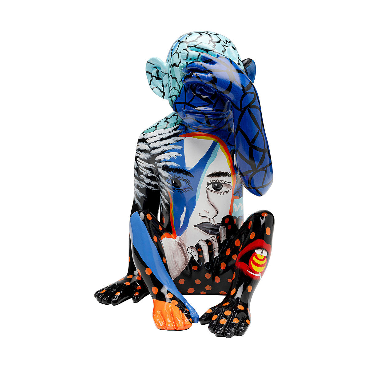 Graffiti monkey blue