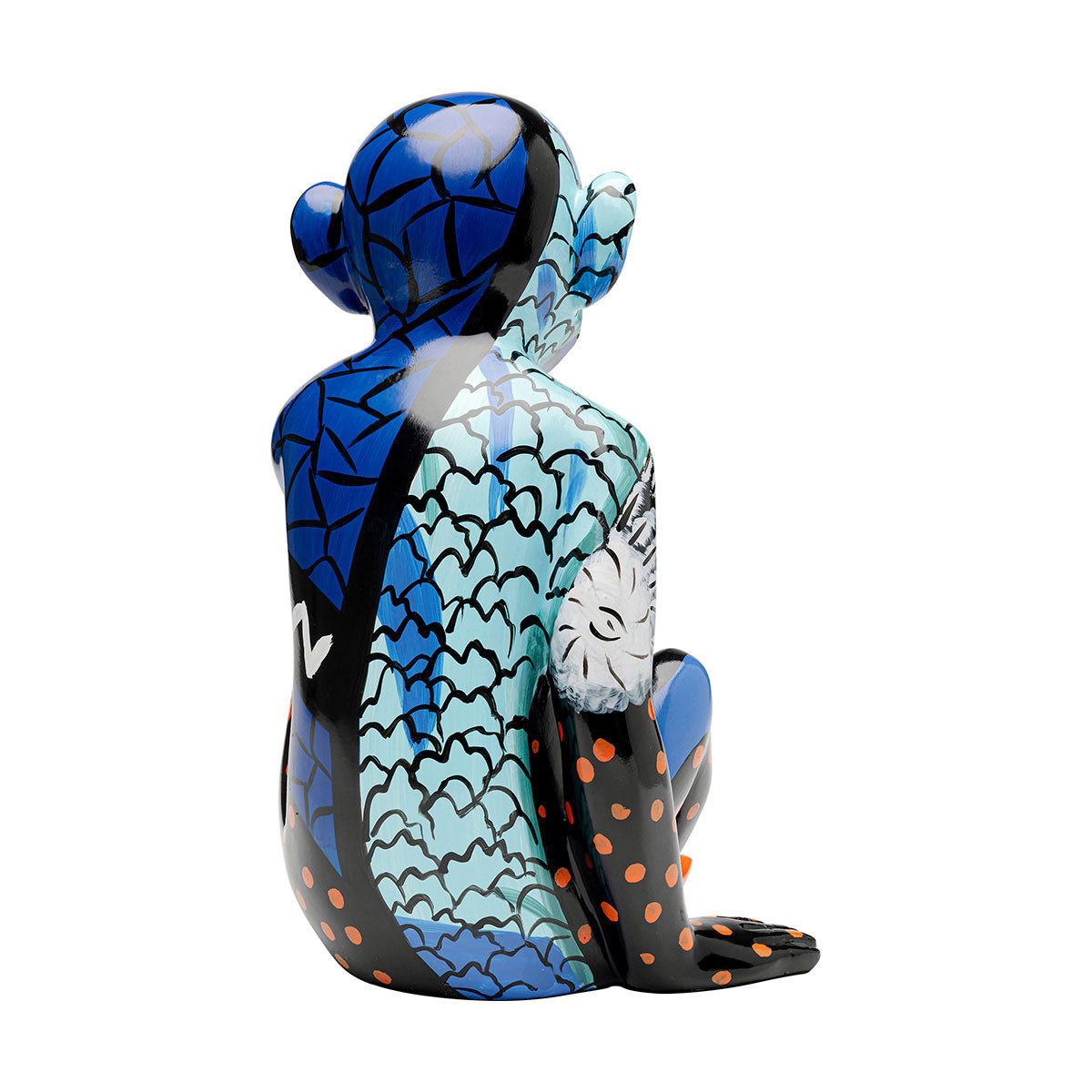 Graffiti monkey blue