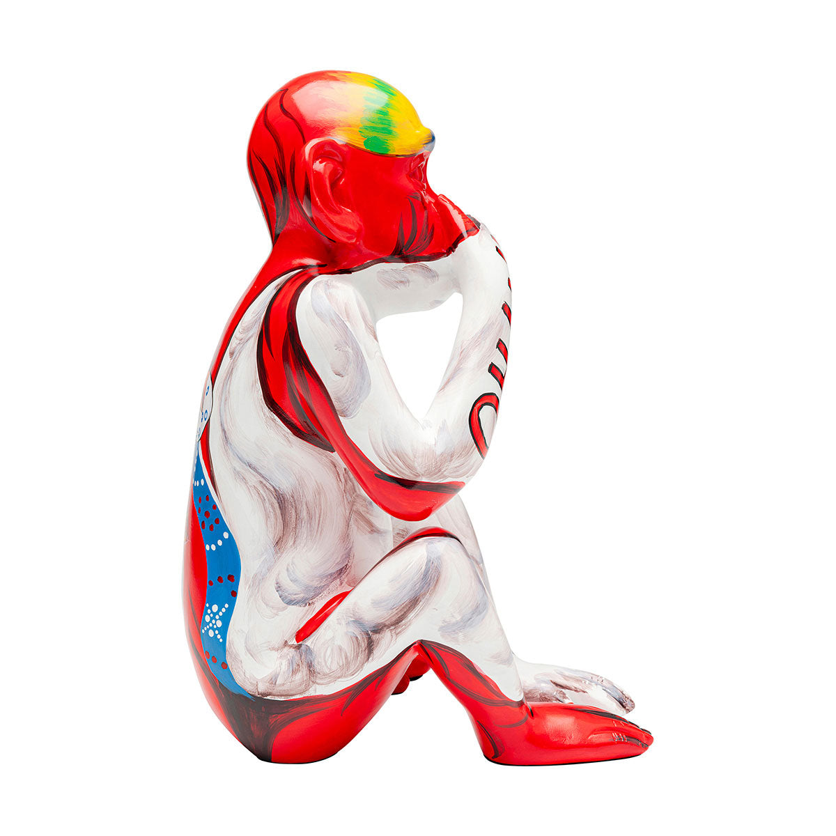 Graffiti monkey red