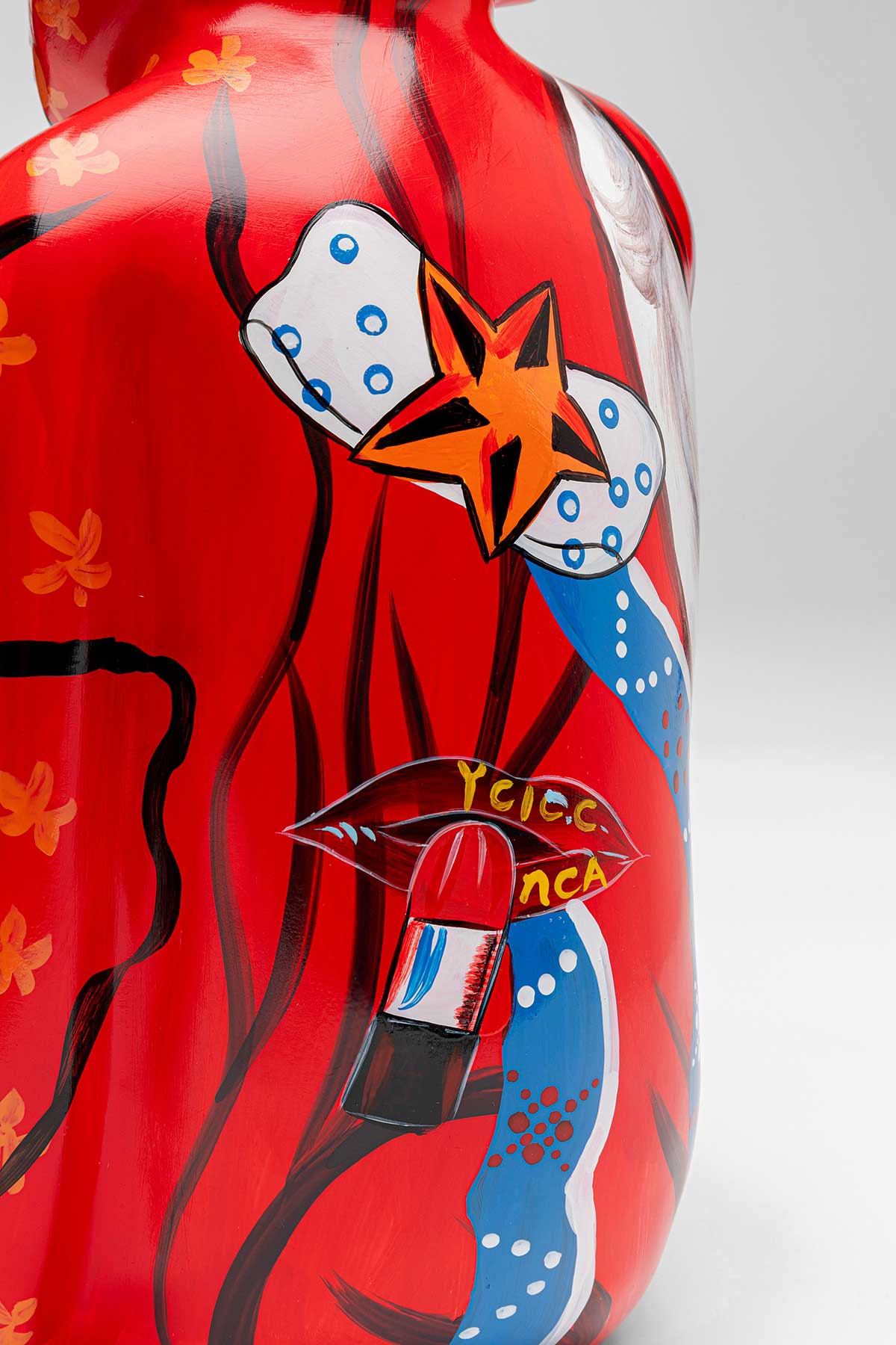 Graffiti monkey red