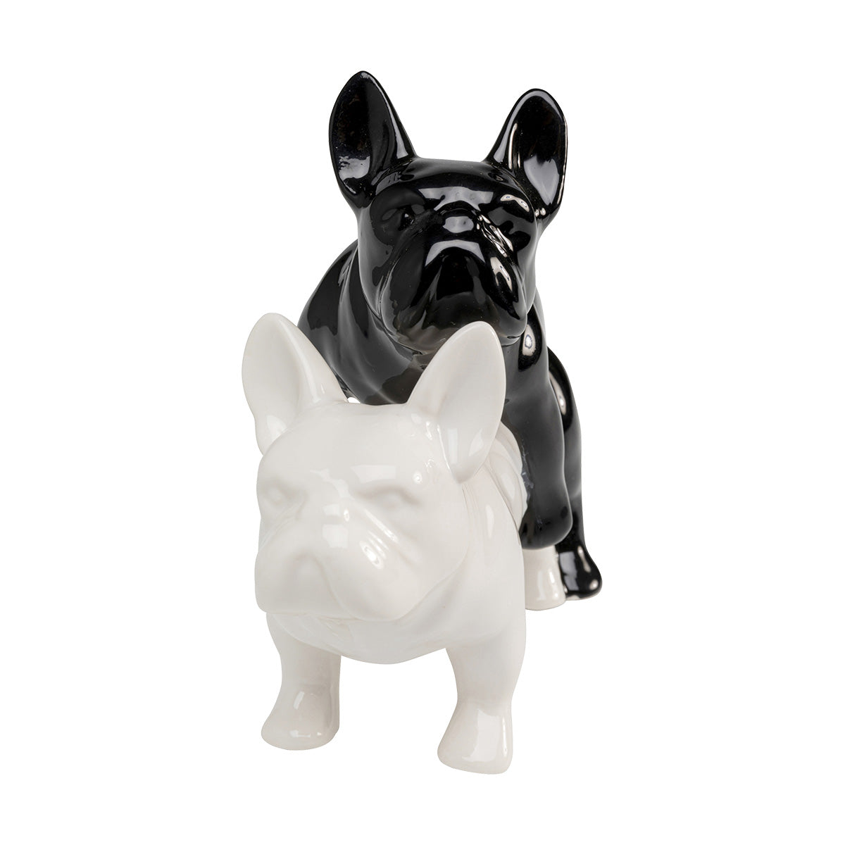 Love dogs figur, sort/hvid