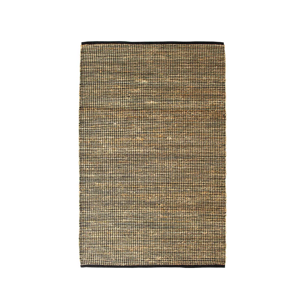 Capri Natural Black tæppe 160x230 cm