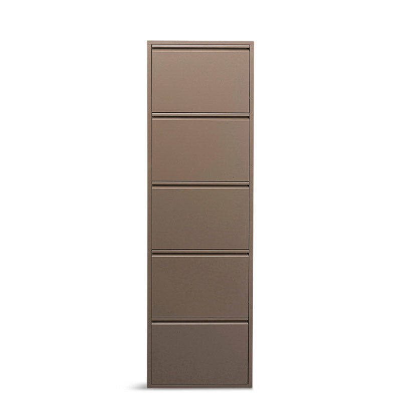 Caruso skoskab 5 låger, taupe