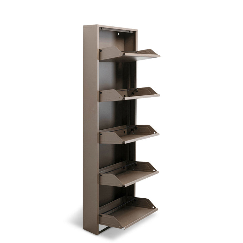 Caruso skoskab 5 låger, taupe