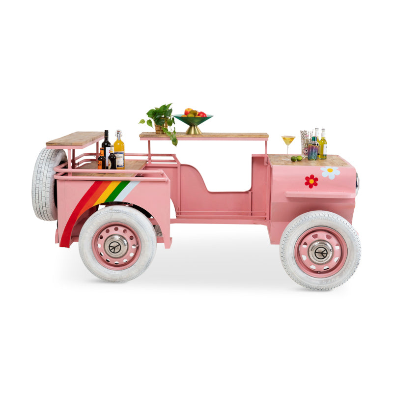 Flower power jeep bar