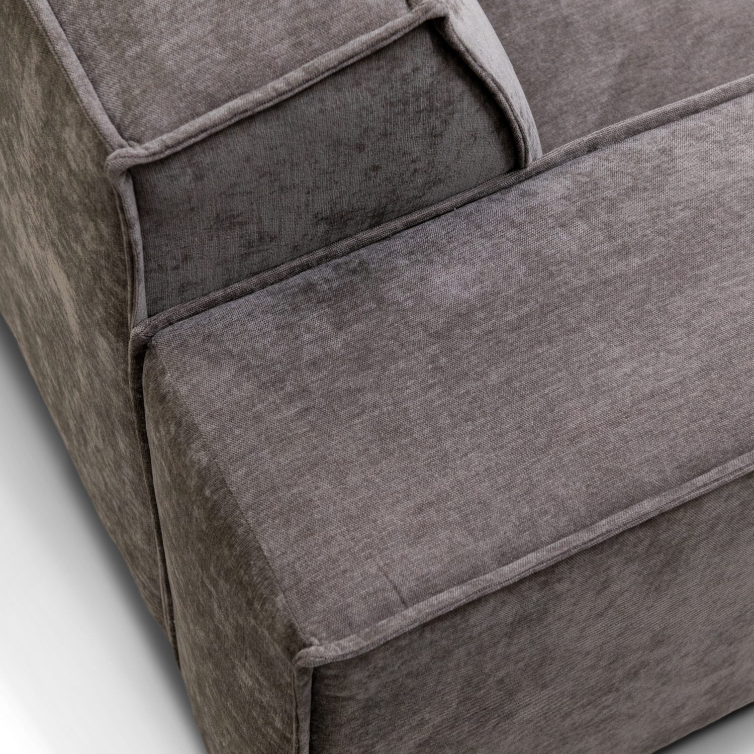 Espada sofa open end & chaiselong, gråbrun