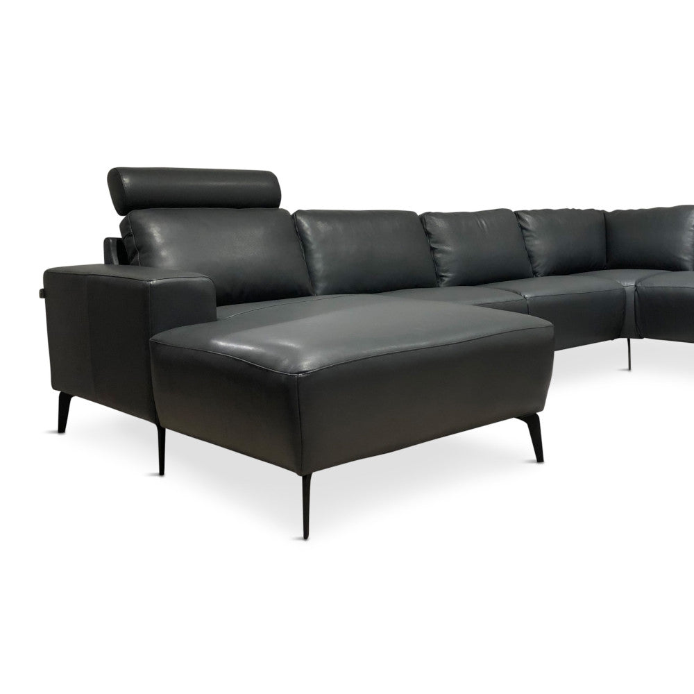 Modu byggesofa, antracite læder