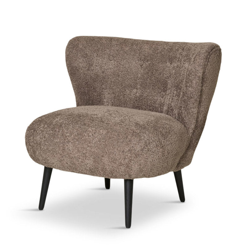 Covelo Loungestol, brun boucle