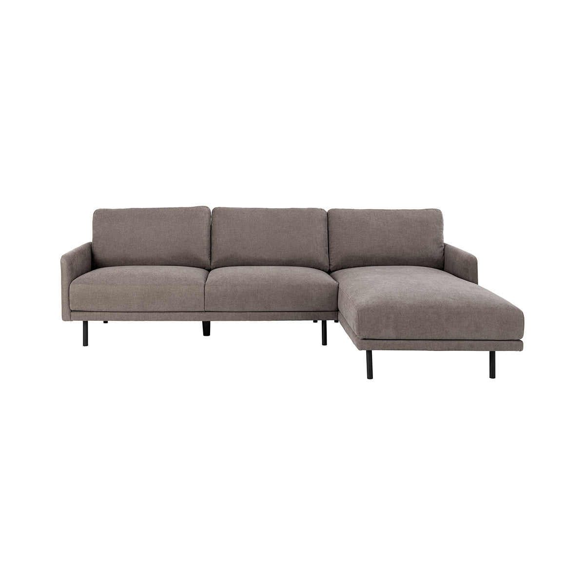 Calma sofa m/chaiselong, dusty brown