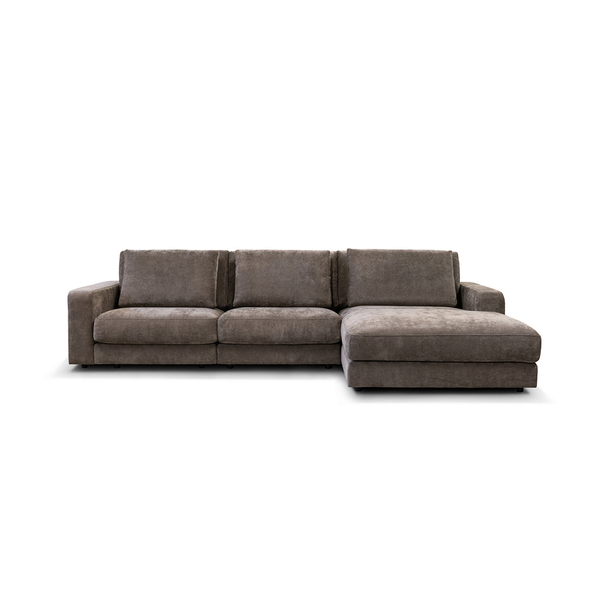 Rio sofa m/chaiselong, brun