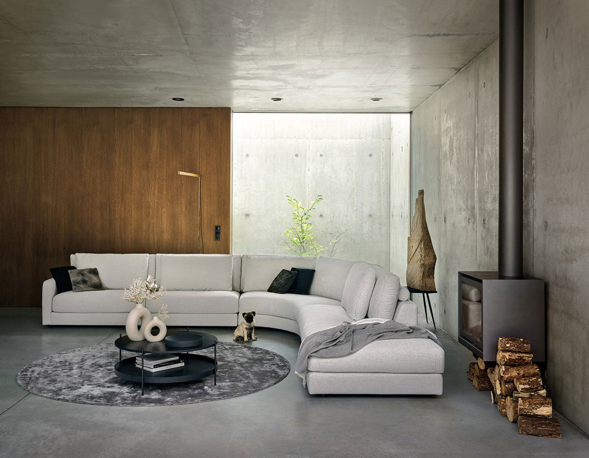 Rio hjørnesofa m/open end, hvid