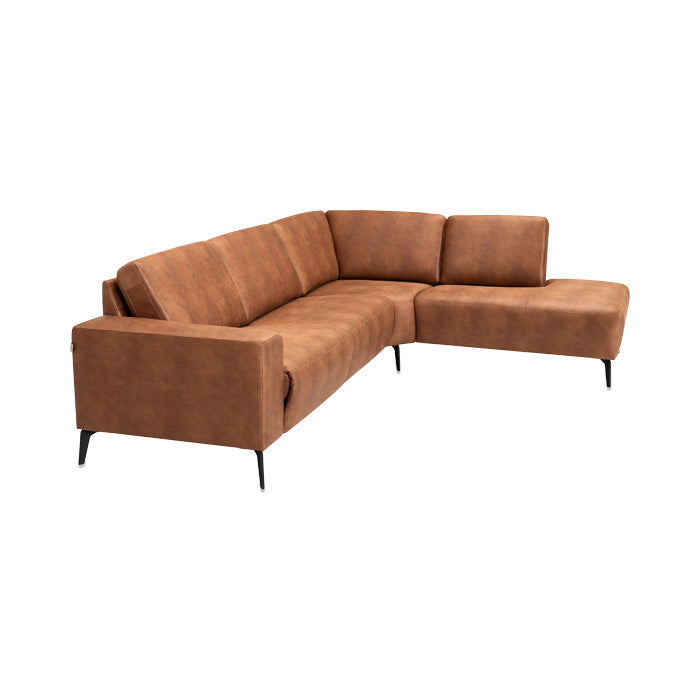 Modu hjørnesofa m/open end, cognac