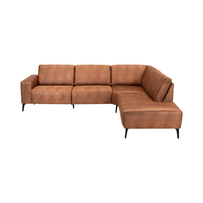 Modu hjørnesofa m/open end, cognac