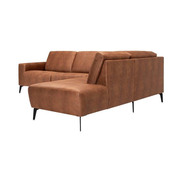 Modu hjørnesofa m/open end, cognac