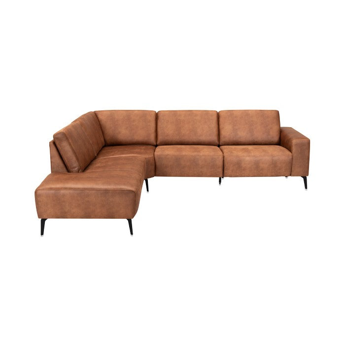 Modu hjørnesofa m/open end, cognac