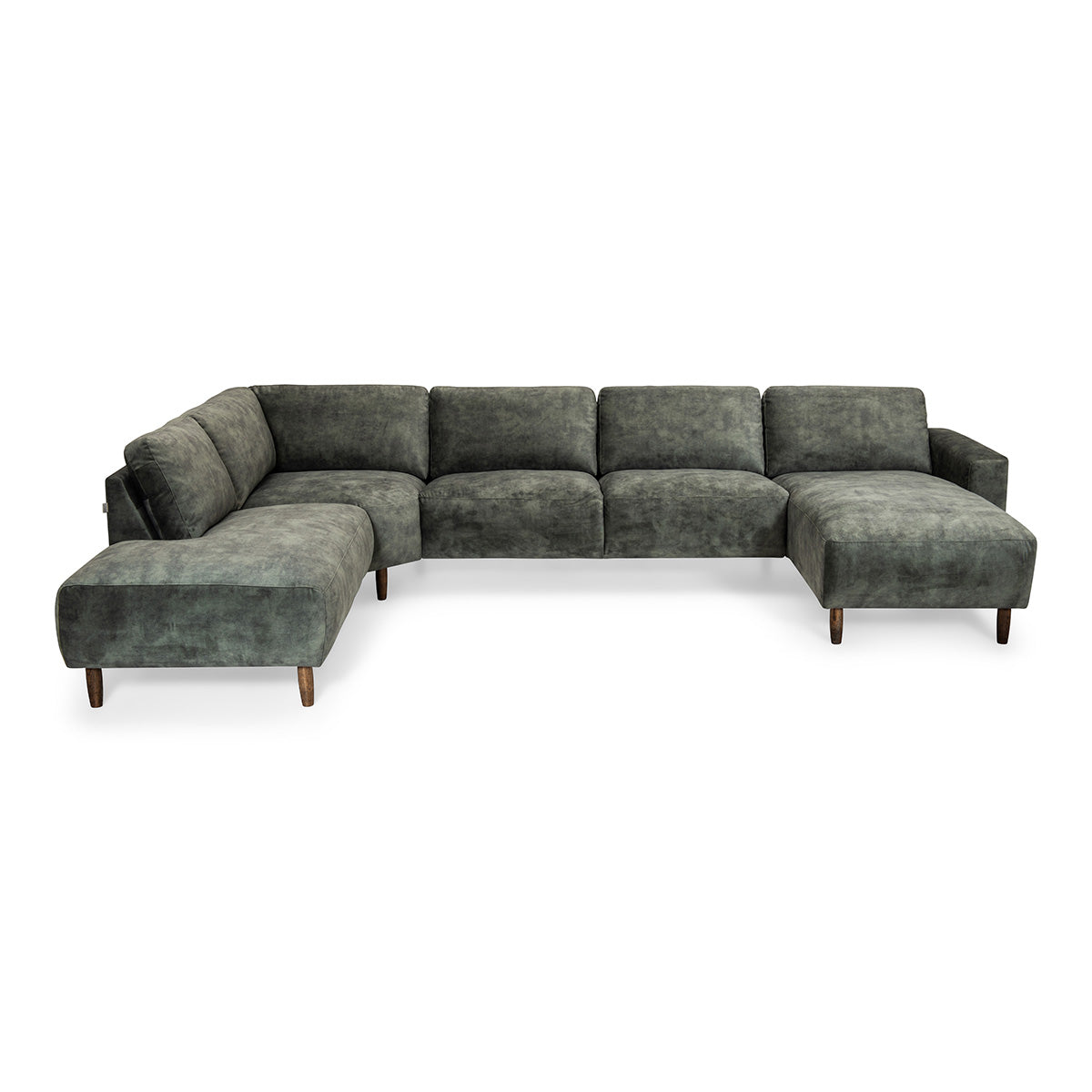 Maranello byggesofa, grøn velour