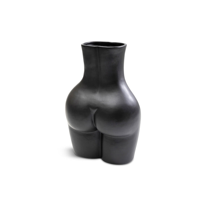 Donna vase stor, sort