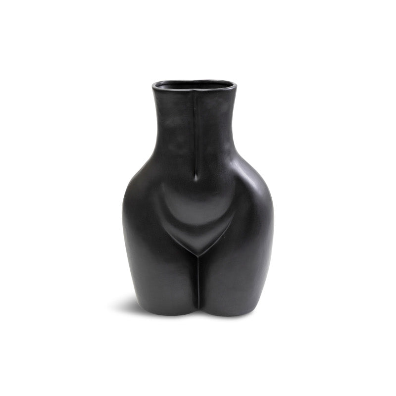 Donna vase stor, sort