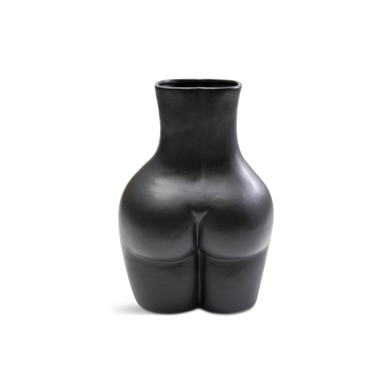 Donna vase stor, sort