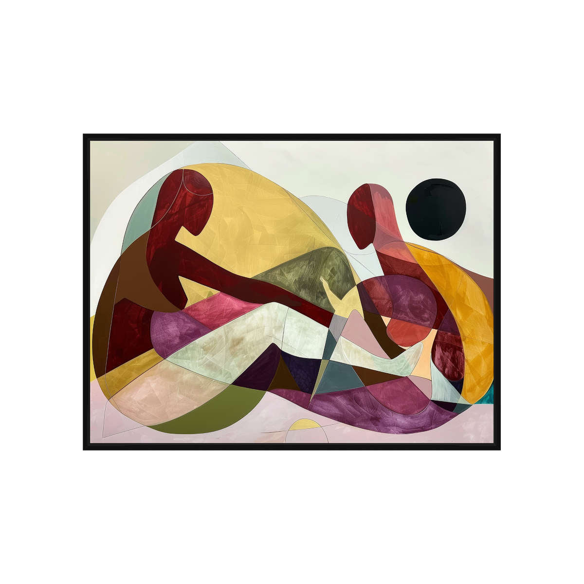 Abstract colors people