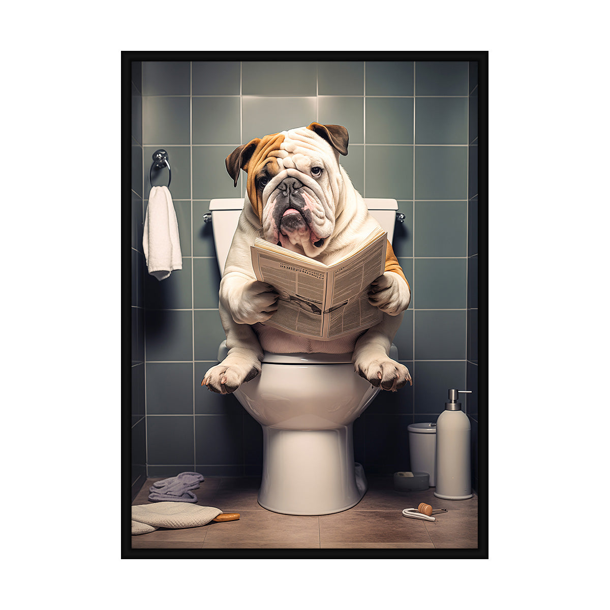 Bulldog på toilet galleri