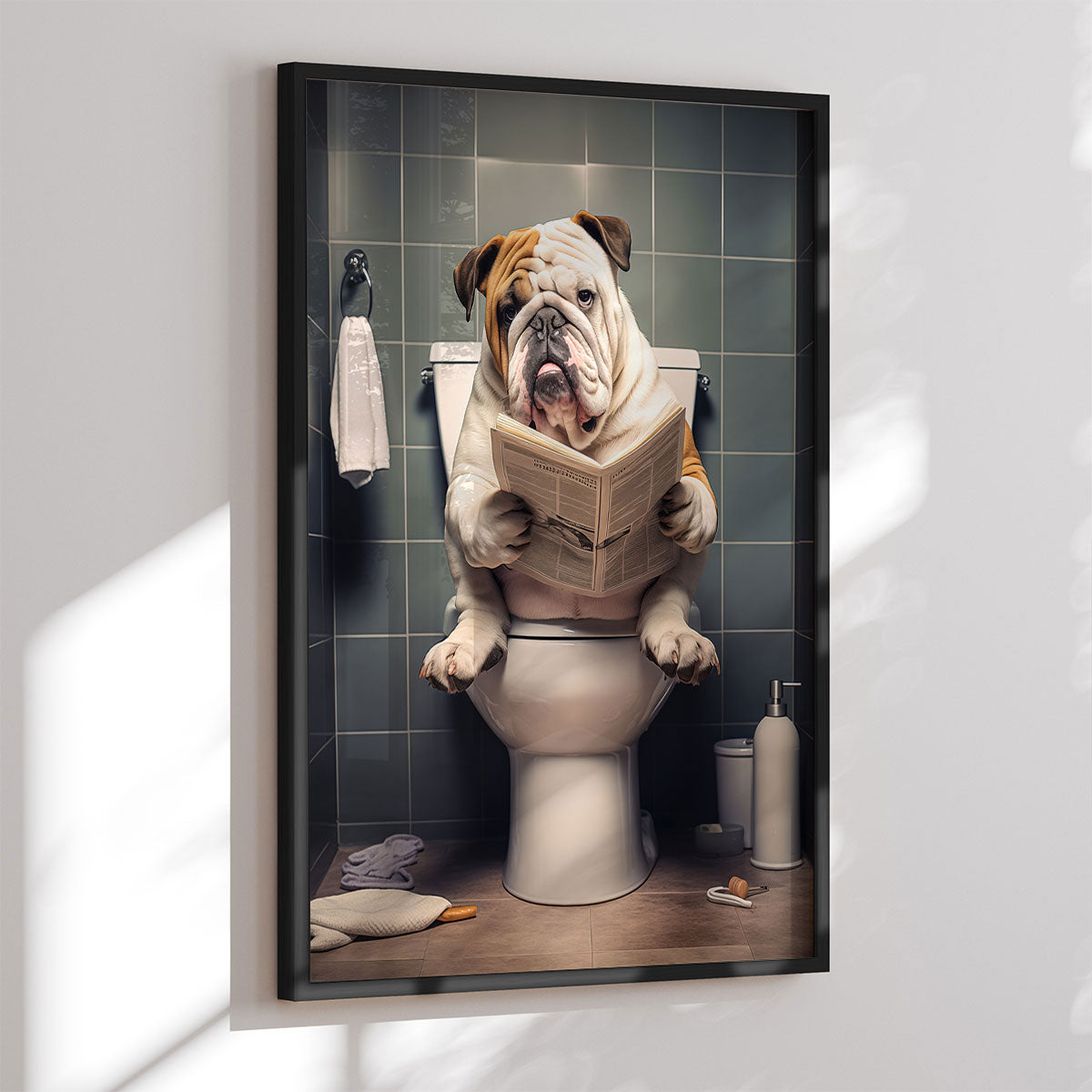 Bulldog på toilet galleri