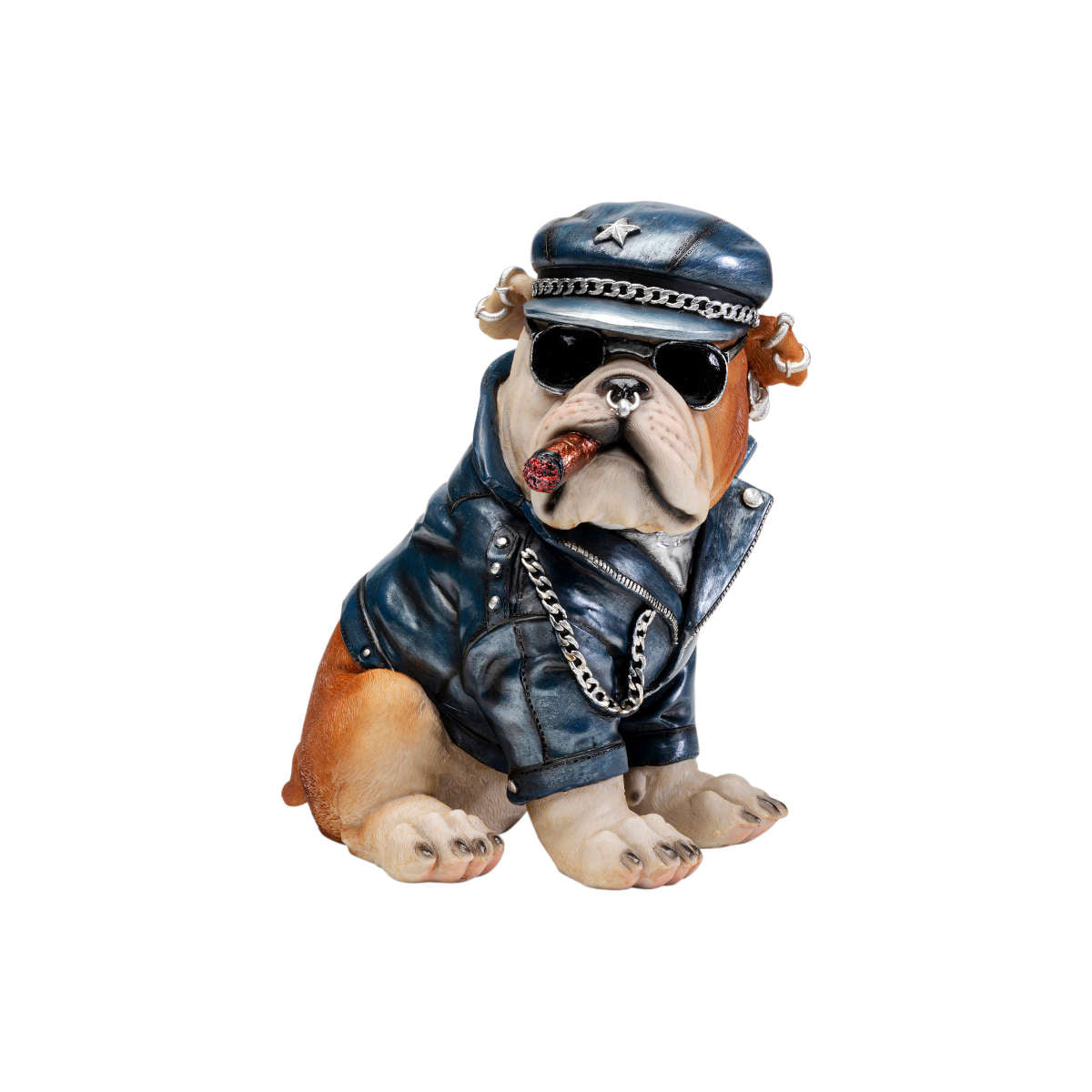 Punk bulldog sparegris
