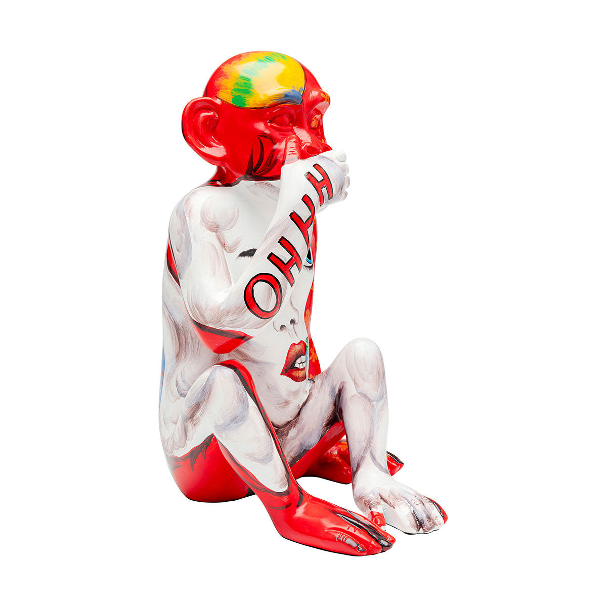 Graffiti monkey red