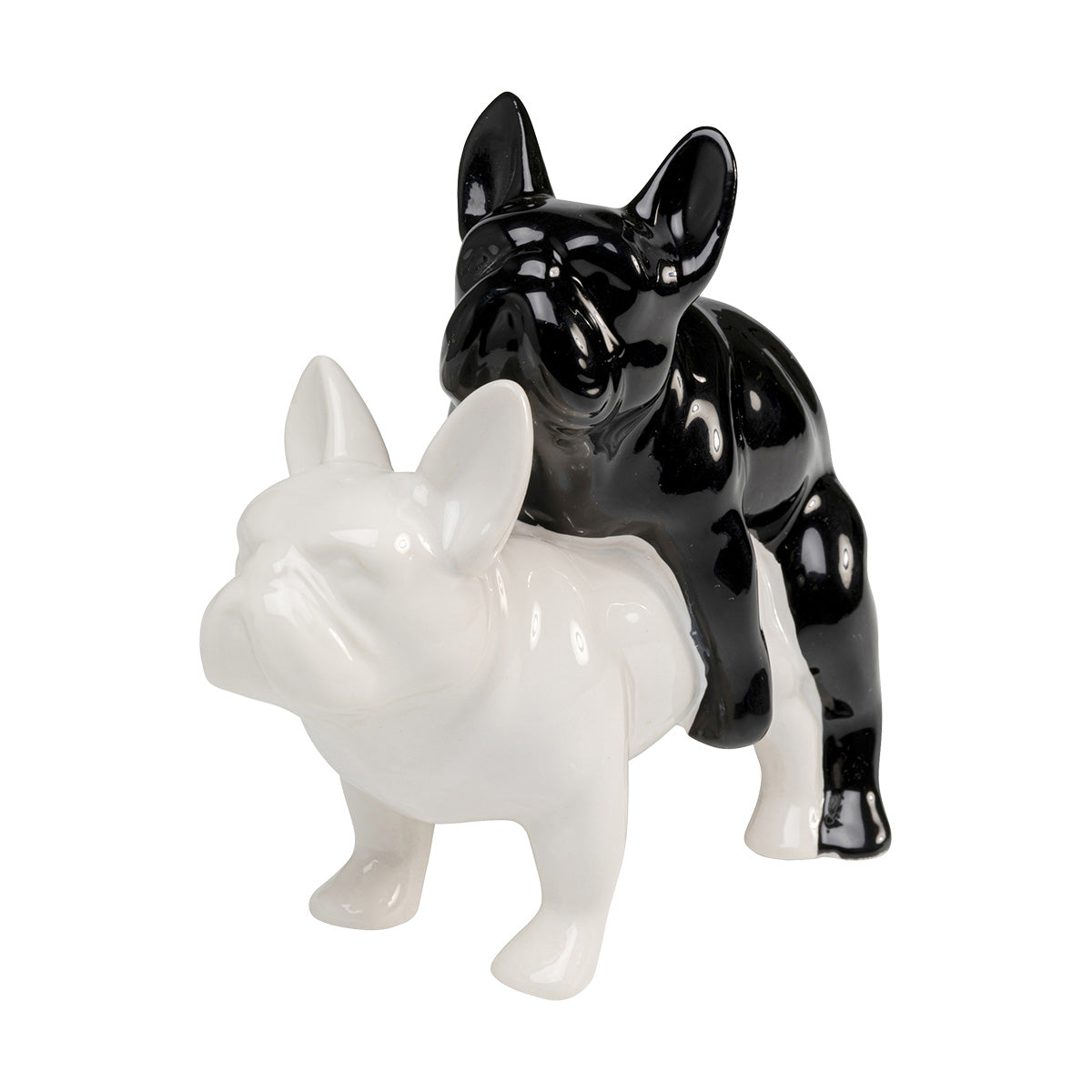 Love dogs figur, sort/hvid