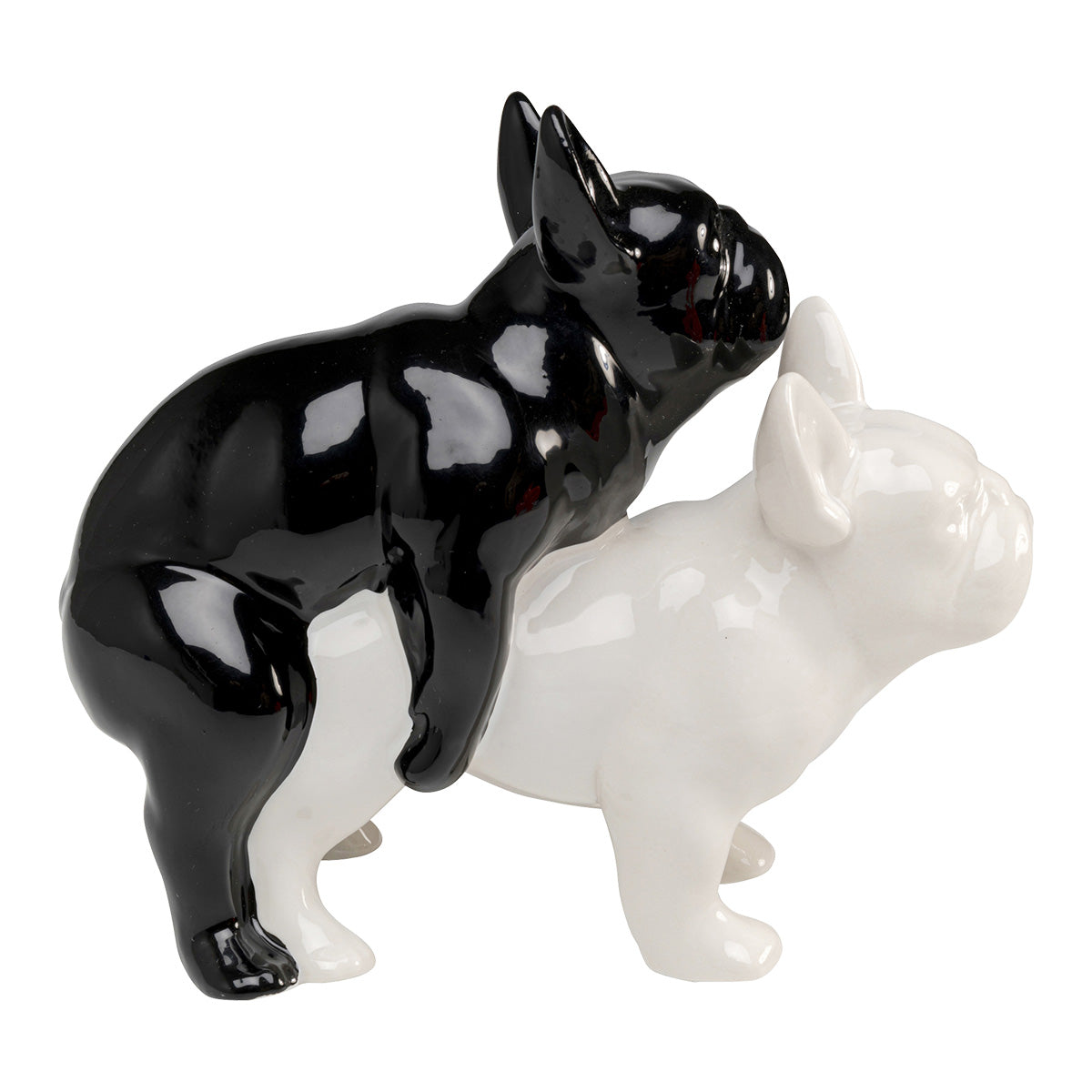 Love dogs figur, sort/hvid