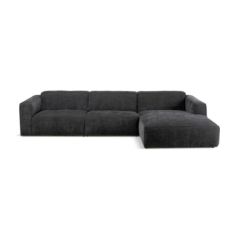 Henry sofa m. chaiselong, grå